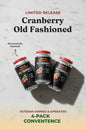 Cranberry 4 pack Old Fashioned in a Can