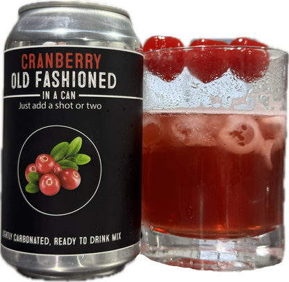 Cranberry 4 pack Old Fashioned in a Can