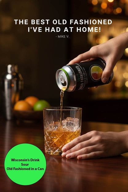 4 pack of Sour Old Fashioned in a Can