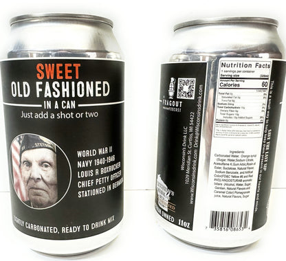 4 pack of Sweet Old Fashioned in a Can non-alcoholic