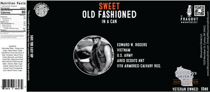 4 pack of Sweet Old Fashioned in a Can non-alcoholic